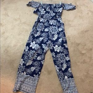 Off the Shoulder Jumpsuit